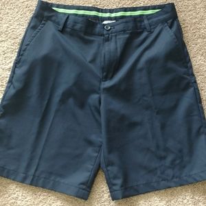 IZOD, navy blue, men's golf shorts, waist 34
